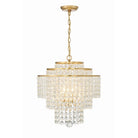 Crystorama - GAB-B7304-GA - Four Light Chandelier - Gabrielle - Antique Gold