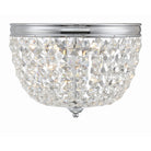 Crystorama - NOL-312-CH-CL-MWP - Deux lumières Plafonnier - Nola - Chrome poli