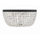 Crystorama - NOL-320-BF-CL-MWP - Cinq lumières Plafonnier - Nola - Forgé noir