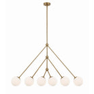 Crystorama - OMN-3006-AG - Six lumières Suspendu - Omni - Laiton vieilli