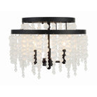 Crystorama - POP-A5073-MK-FR - Semi-remorque à trois feux Plafonnier - Coquelicot - Noir mat