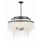 Crystorama - POP-A5076-MK-FR - Six Light Chandelier - Poppy - Matte Black