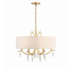 Crystorama - ROL-18806-GA - Six Light Chandelier - Rollins - Antique Gold