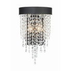 Crystorama - WIN-612-BF-CL-MWP - Deux lumières Murale - Winham - Forgé noir