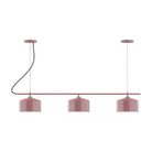 Montclair Light Works - CHA419-20-C25 - Three Light Linear Chandelier - Axis - Mauve
