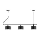 Montclair Light Works - CHA419-41-C24 - Three Light Linear Chandelier - Axis - Black