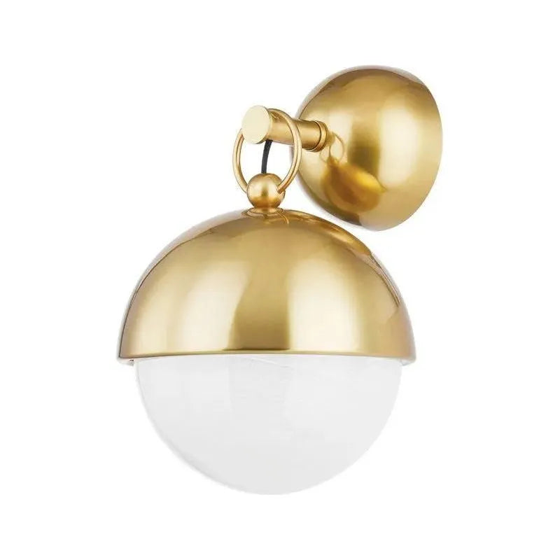 Corbett Lighting - 340-01-VPB - One Light Wall Sconce - Althea - Vintage Polished Brass