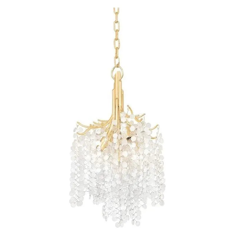 Corbett Lighting - 350-15-GL - Five Light Chandelier - Genoa - Gold Leaf