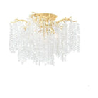 Corbett Lighting - 350-24-GL - Five Light Semi Flush Mount - Genoa - Gold Leaf