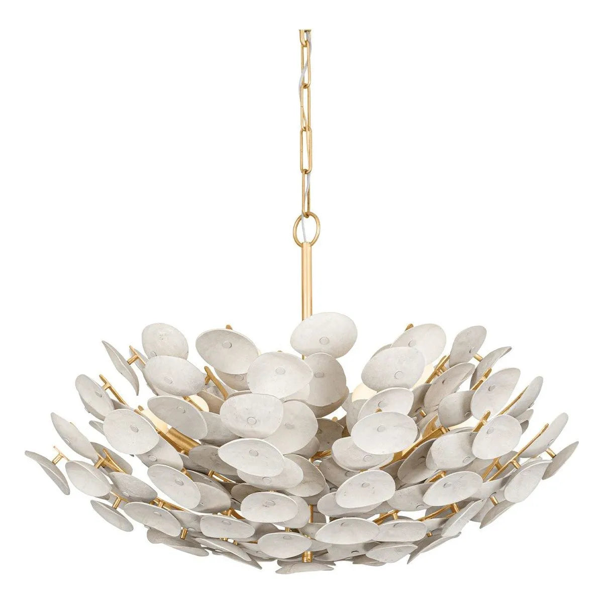 Corbett Lighting - 356-32-VGL - Nine Light Chandelier - Aimi - Vintage Gold Leaf