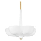Corbett Lighting - 360-30-GL/GSW - Five Light Pendant - Rimini - Gold Leaf