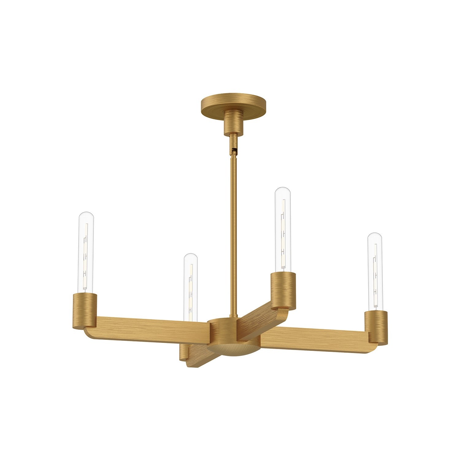 Alora Canada - CH607225AG - Four Light Chandelier - Claire - Aged Gold