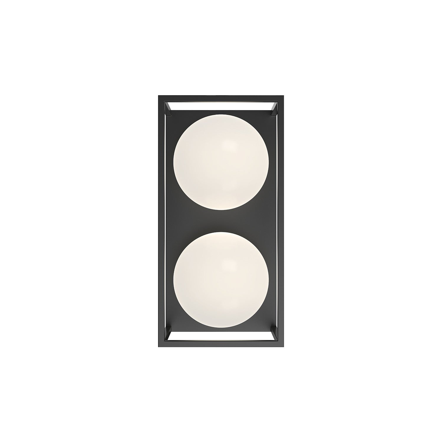 Alora Canada - EW519213BK - Two Light Outdoor Wall Lantern - Amelia - Black