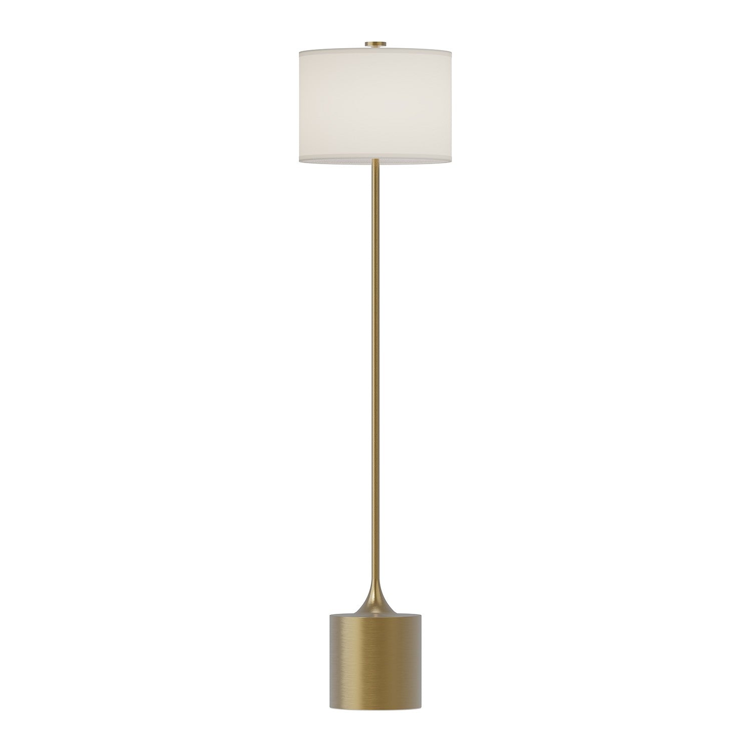 Alora Canada - FL418761BGIL - One Light Floor Lamp - Issa - Brushed Gold/Ivory Linen