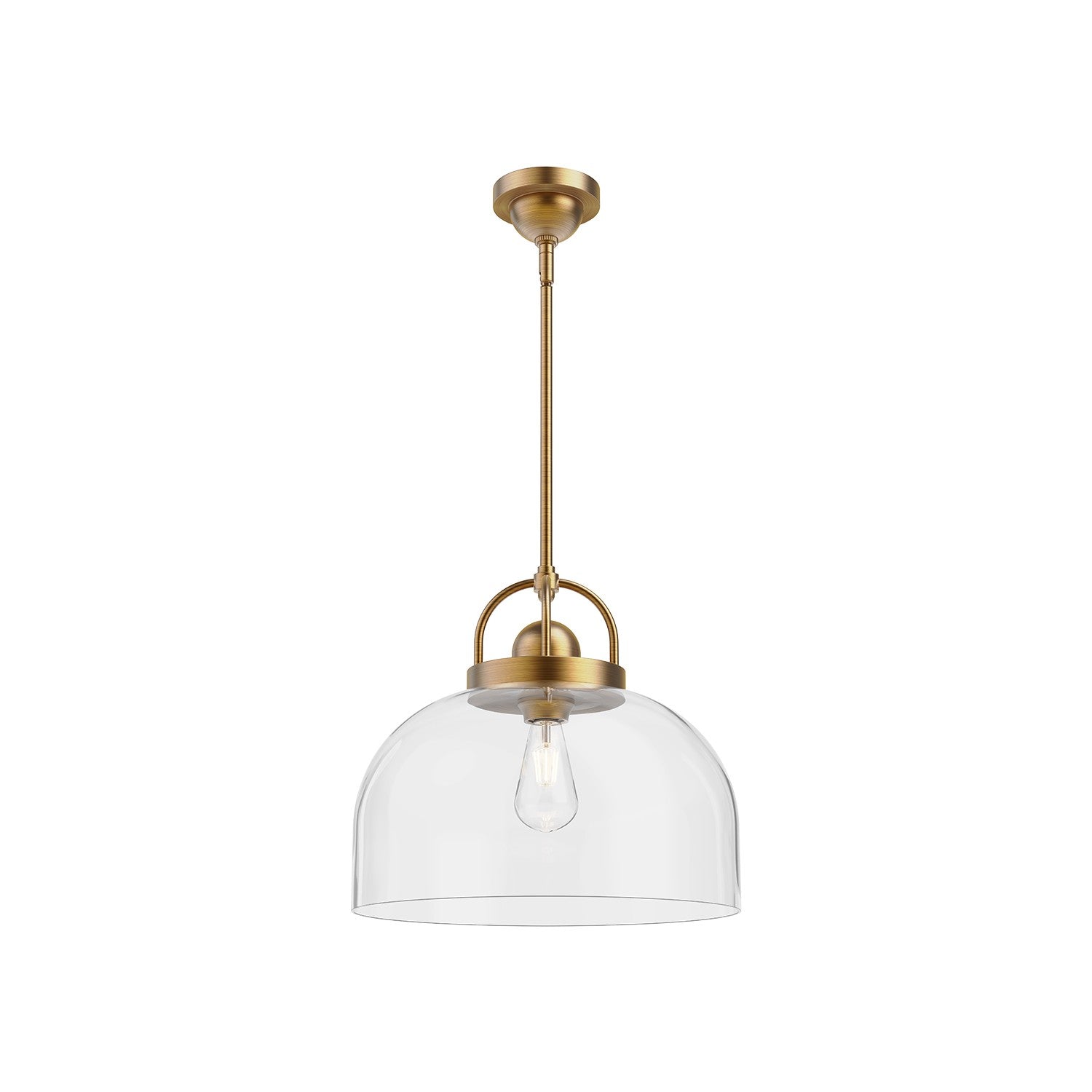 Alora Canada - PD461101AG - One Light Pendant - Lancaster - Aged Gold