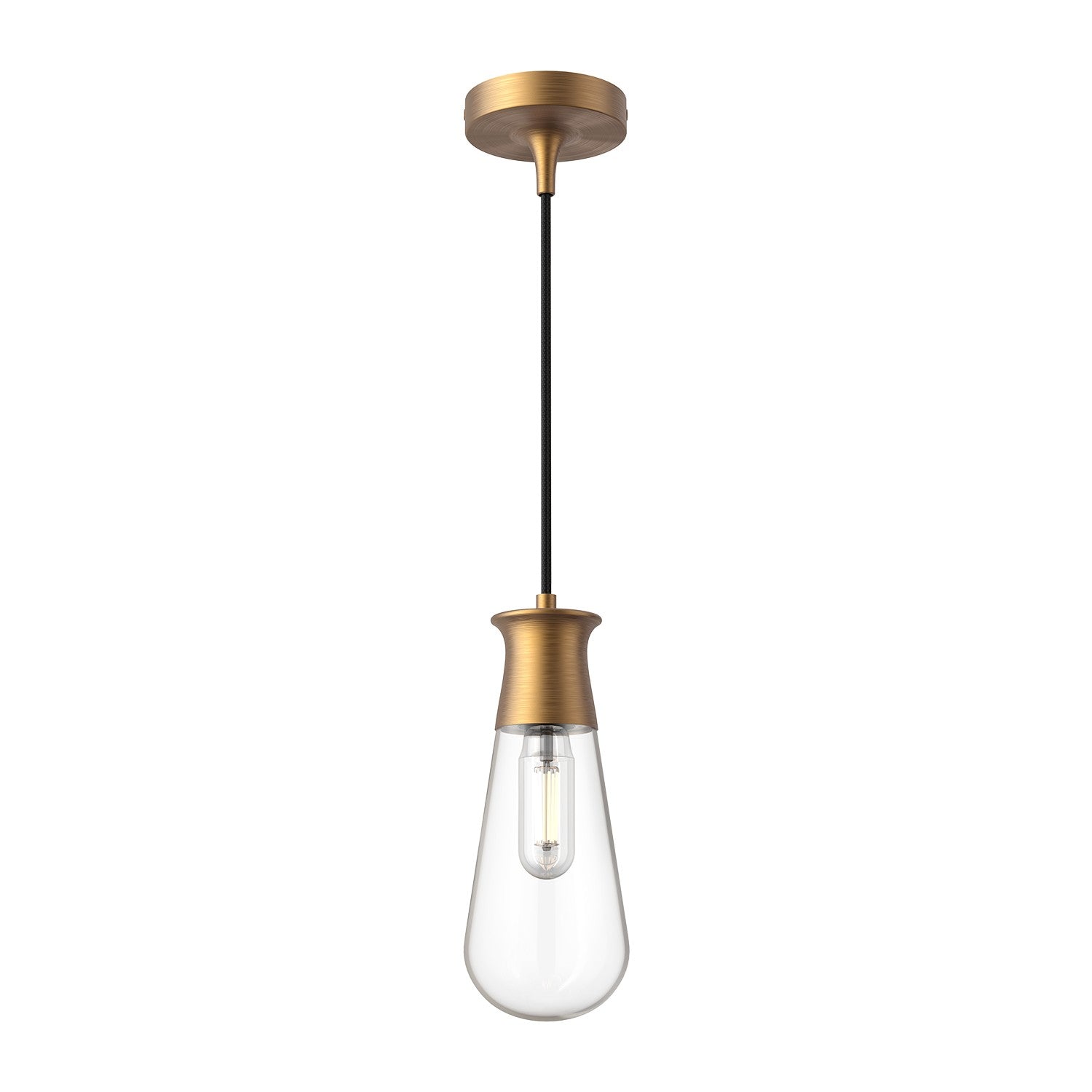 Alora Canada - PD464001AG - One Light Pendant - Marcel - Aged Gold