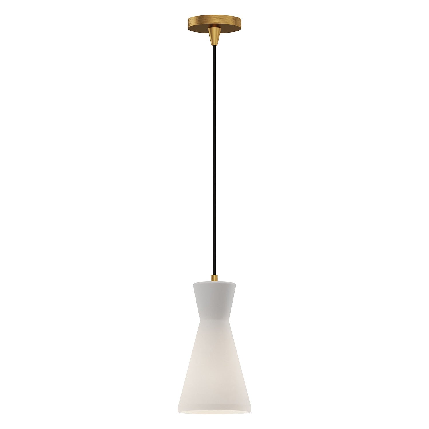 Alora Canada - PD473706AGOP - One Light Pendant - Betty - Aged Gold/Opal Glass