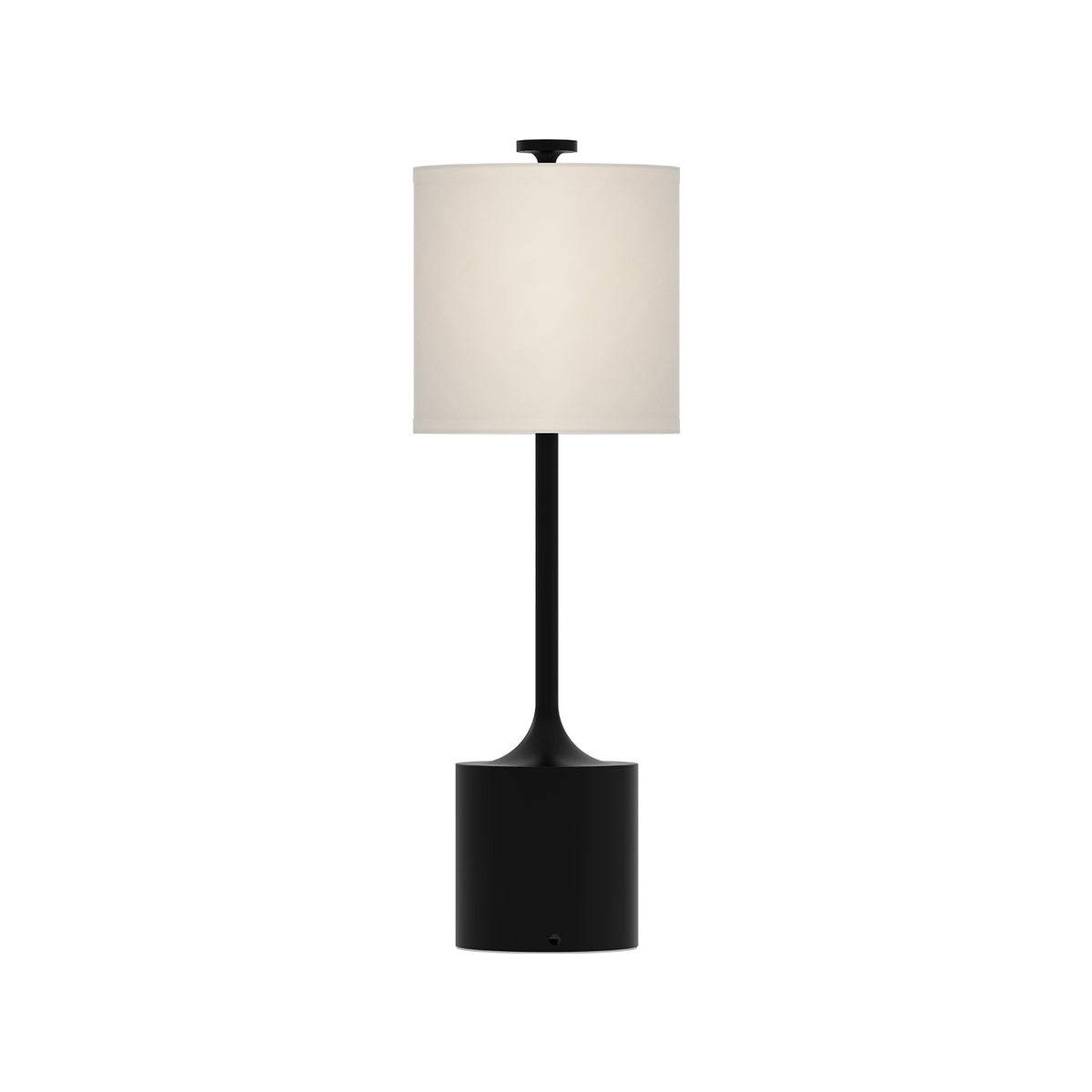 Alora Canada - TL418726MBIL - One Light Table Lamp - Issa - Matte Black/Ivory Linen