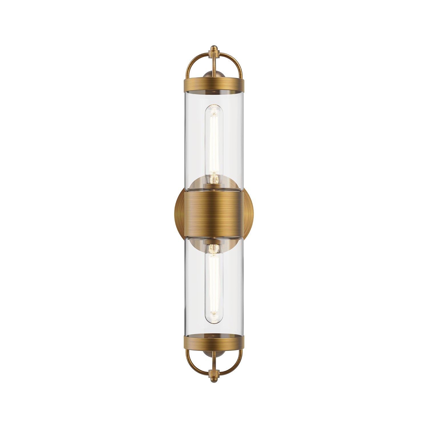 Alora Canada - WV461102AG - Two Light Wall Sconce - Lancaster - Aged Gold