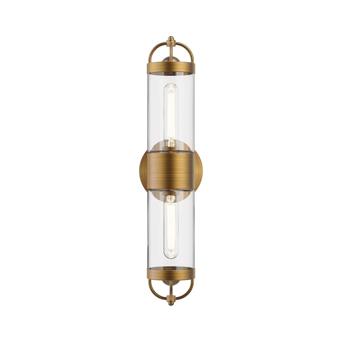 Alora Canada - WV461102AG - Two Light Wall Sconce - Lancaster - Aged Gold