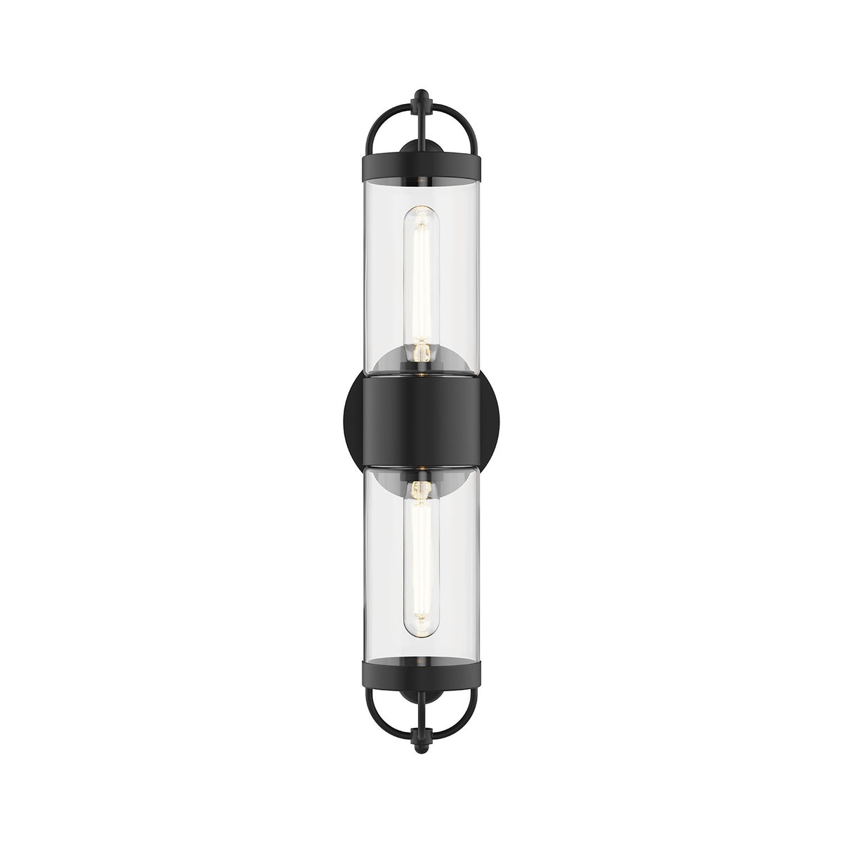 Alora Canada - WV461102MB - Two Light Wall Sconce - Lancaster - Matte Black