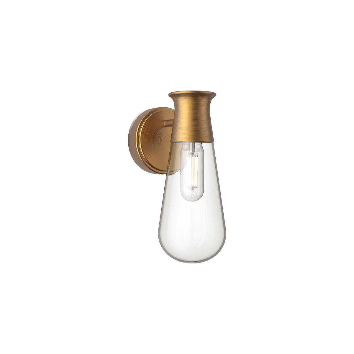 Alora Canada - WV464001AG - One Light Wall Sconce - Marcel - Aged Gold