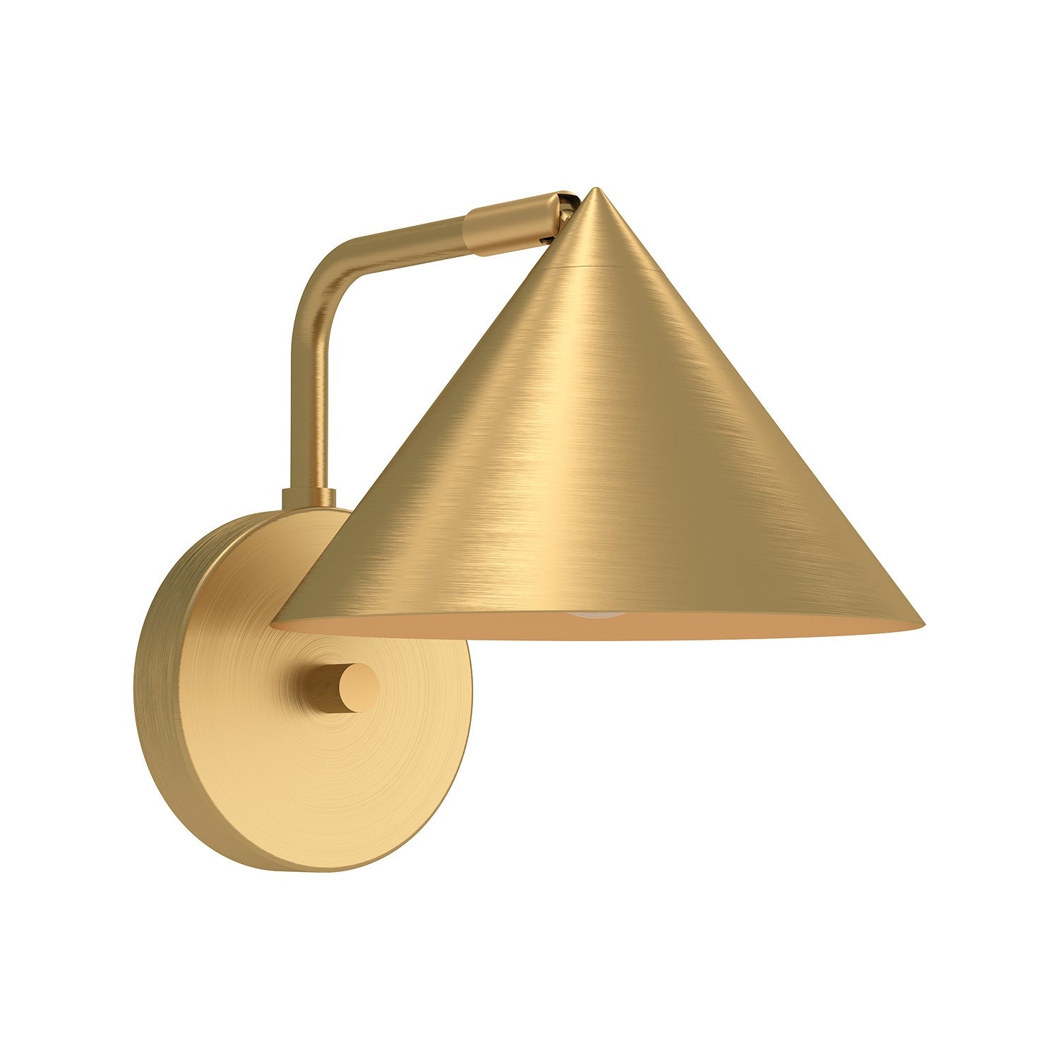 Alora Canada - WV485007BG - One Light Wall Sconce - Remy - Brushed Gold