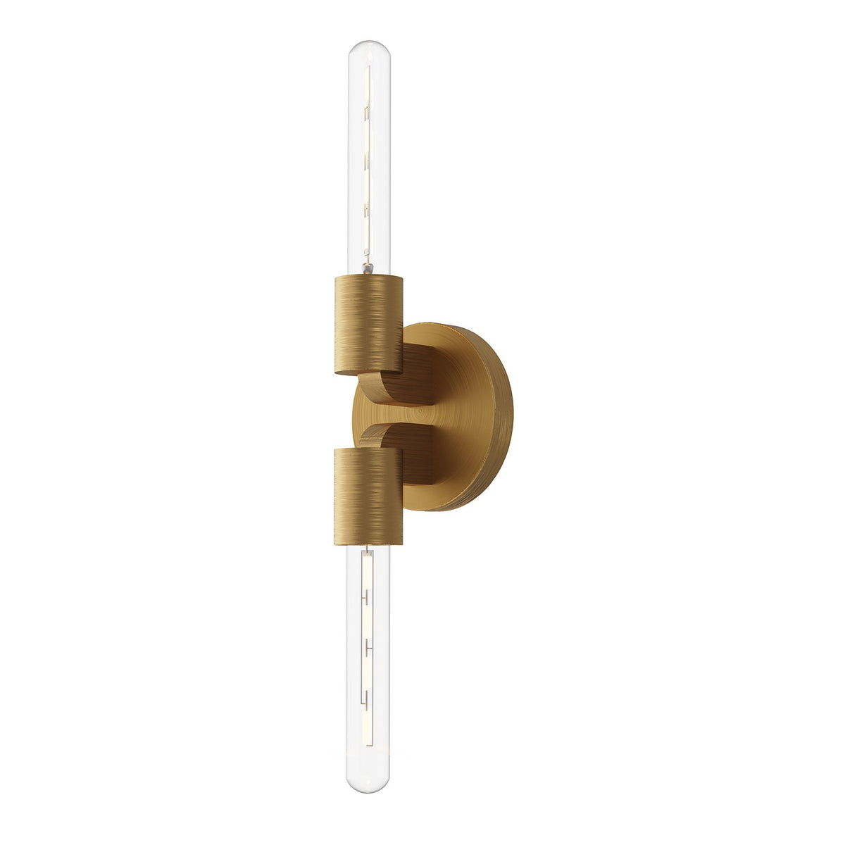 Alora Canada - WV607202AG - Two Light Wall Sconce - Claire - Aged Gold