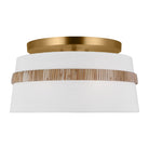 Visual Comfort Studio Canada - AF1143RTN - Three Light Semi-Flush Mount - Cordtlandt - Rattan