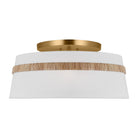 Visual Comfort Studio Canada - AF1153RTN - Three Light Semi-Flush Mount - Cordtlandt - Rattan
