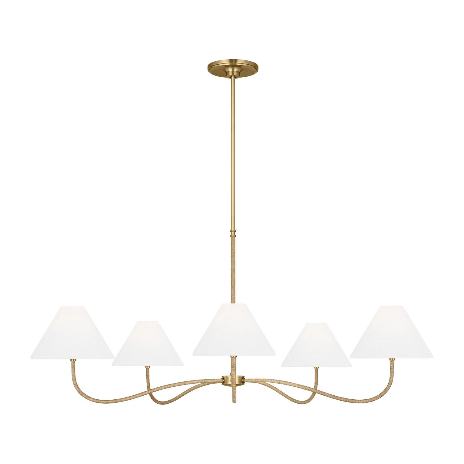 Visual Comfort Studio Canada - CC1695BBS - Five Light Chandelier - Laguna - Burnished Brass