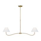 Visual Comfort Studio Canada - CC1712BBS - Two Light Linear Chandelier - Laguna - Burnished Brass