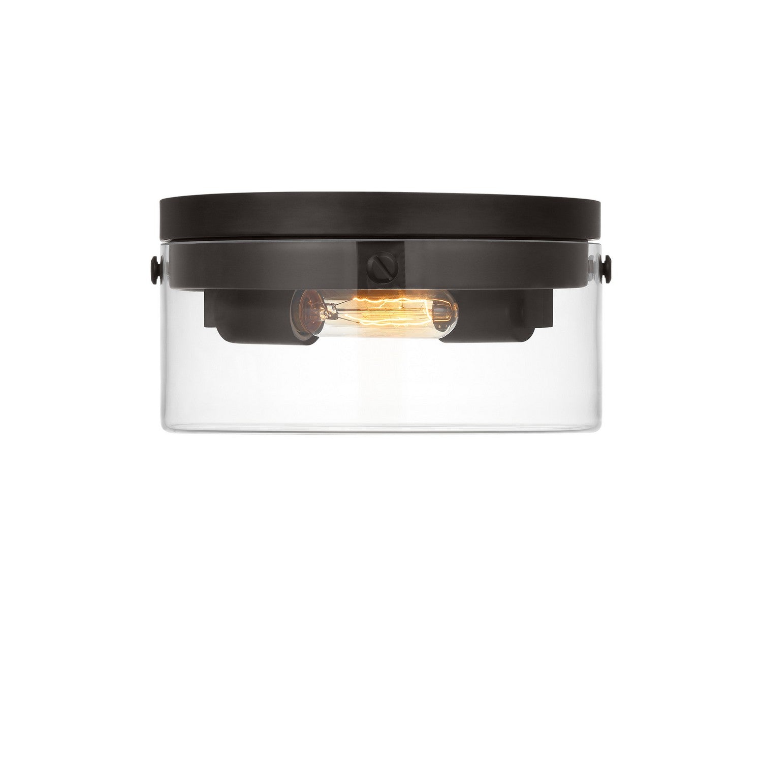 Visual Comfort Studio Canada - CF1002AI - Two Light Flush Mount - Garrett - Aged Iron