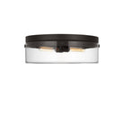 Visual Comfort Studio Canada - CF1032AI - Two Light Flush Mount - Garrett - Aged Iron