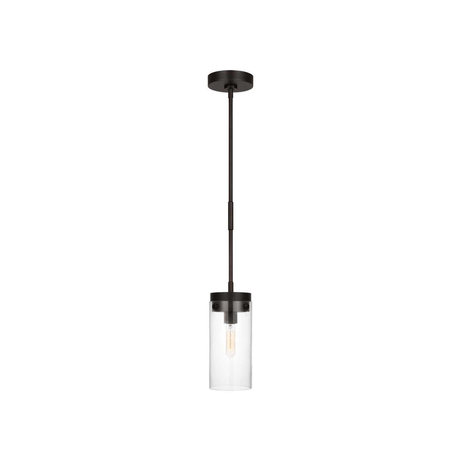 Visual Comfort Studio Canada - CP1001AI - One Light Pendant - Garrett - Aged Iron