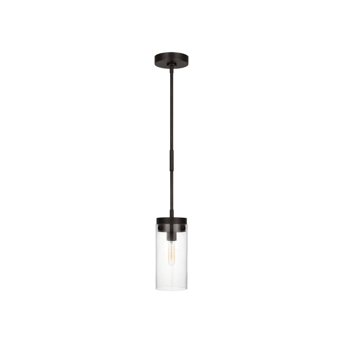 Visual Comfort Studio Canada - CP1001AI - One Light Pendant - Garrett - Aged Iron