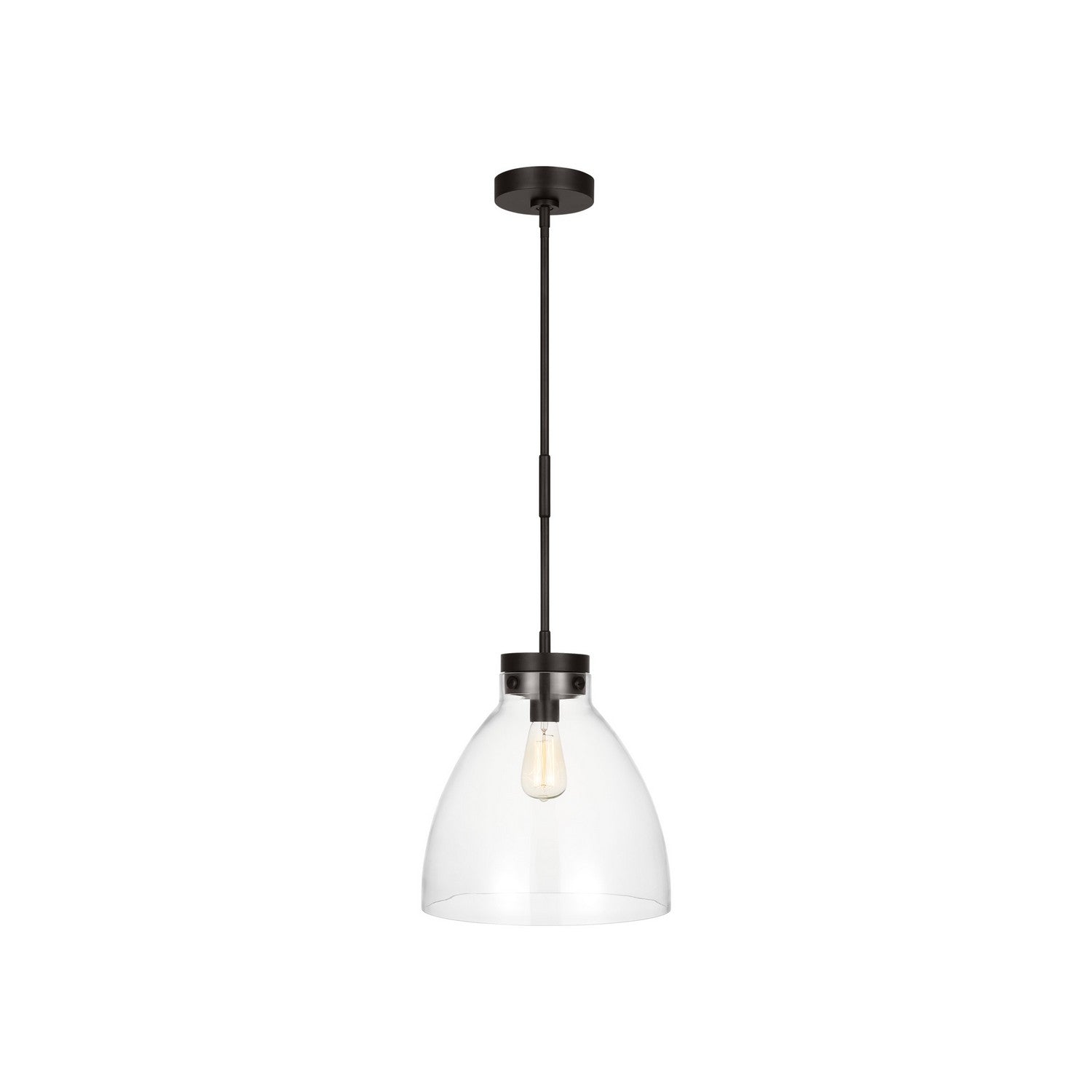 Visual Comfort Studio Canada - CP1121AI - One Light Pendant - Garrett - Aged Iron