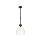 Visual Comfort Studio Canada - CP1121AI - One Light Pendant - Garrett - Aged Iron