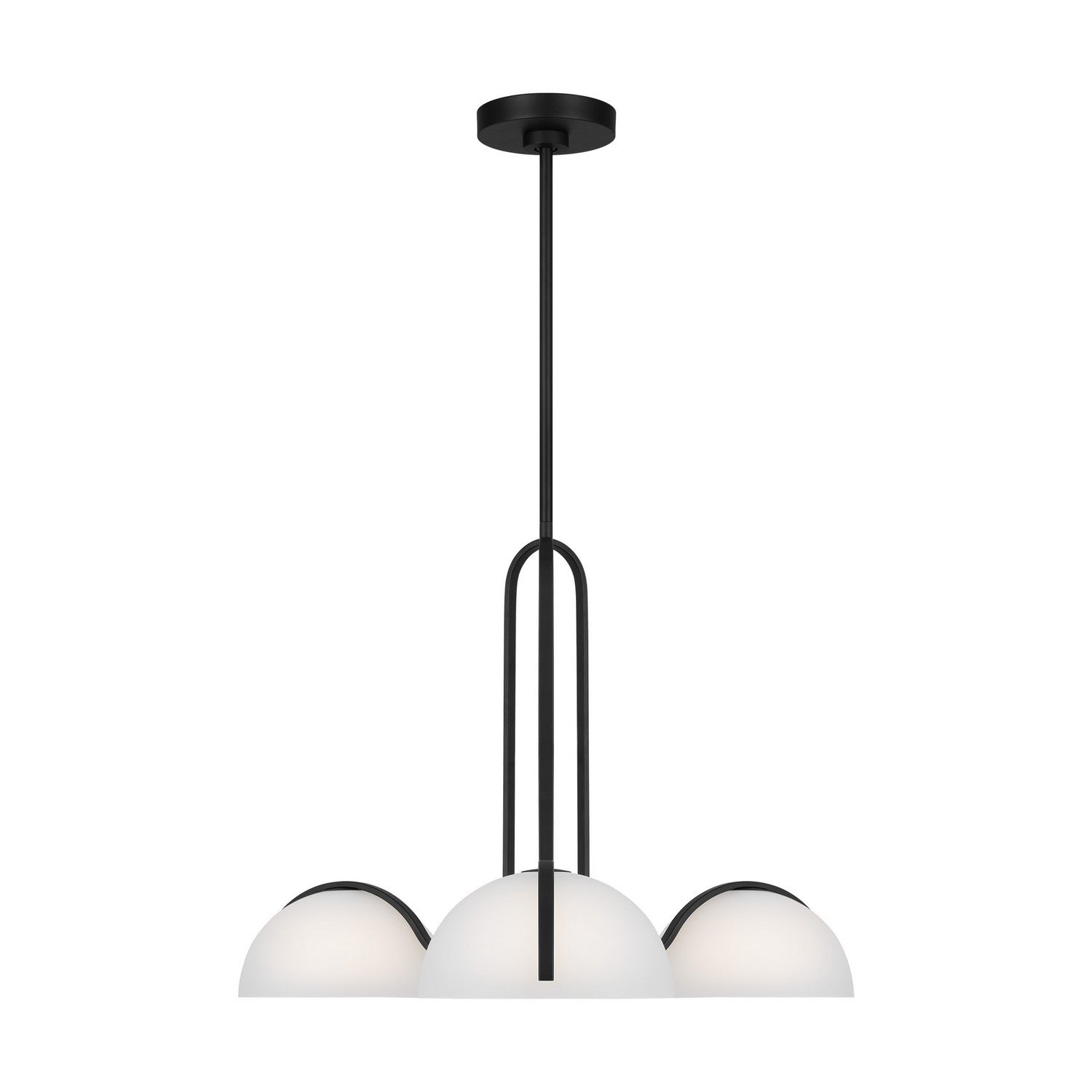 Visual Comfort Studio Canada - KC1133MBK - Three Light Chandelier - Nido - Midnight Black