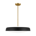 Visual Comfort Studio Canada - KSP1133MBK - Three Light Pendant - Draper - Midnight Black
