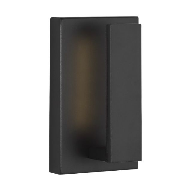 Visual Comfort Modern - 700OWNTE9B-LED930 - LED Outdoor Wall Sconce - Nate - Black