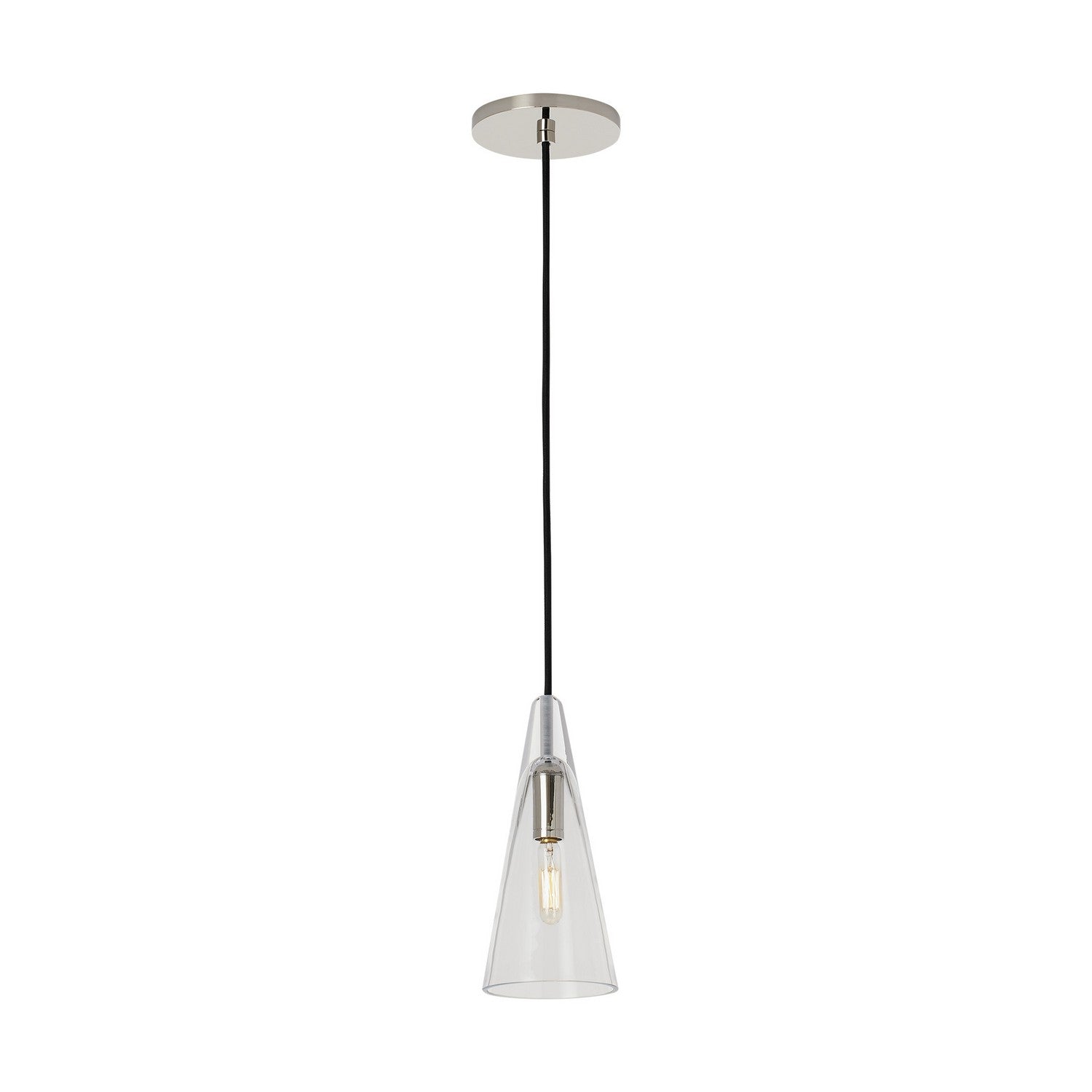 Visual Comfort Modern - SLPD281CB - One Light Pendant - Selina - Nightshade Black