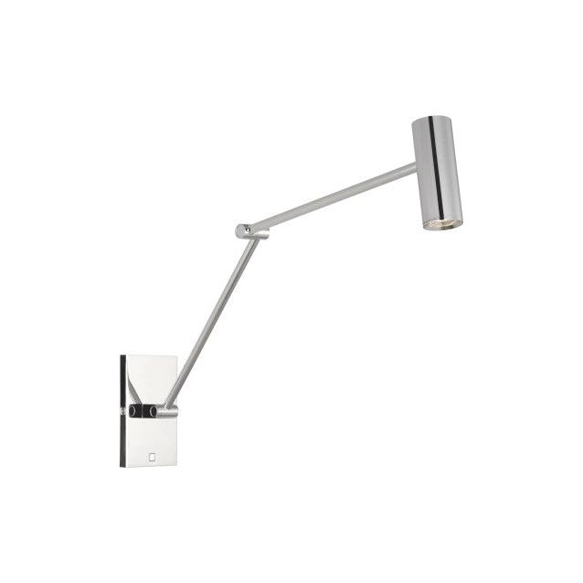 Visual Comfort Modern - SLTS14630N - LED Wall Sconce - Ponte - Polished Nickel