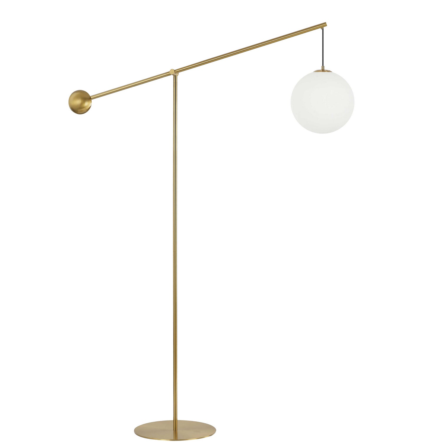 Dainolite Canada - HOL-1061F-AGB - One Light Floor Lamp - Holly - Aged Brass