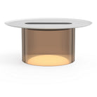 Pablo Designs - CARO LRG BRZ 16 WHT - Table LED - Carrousel - Bronze/Blanc