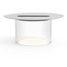 Pablo Designs - CARO LRG CLR 16 WHT - Table LED - Carrousel - Transparent/Blanc