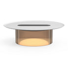 Pablo Designs - CARO SML BRZ 16 WHT - Table LED - Carrousel - Bronze/Blanc