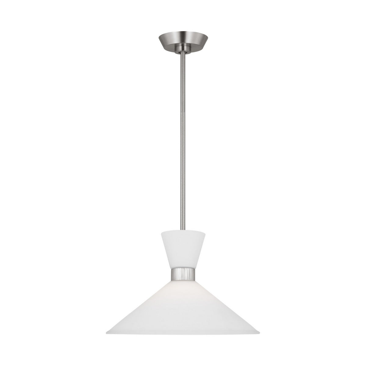 Visual Comfort Studio Canada - DJP1091BS - One Light Pendant - Belcarra - Brushed Steel
