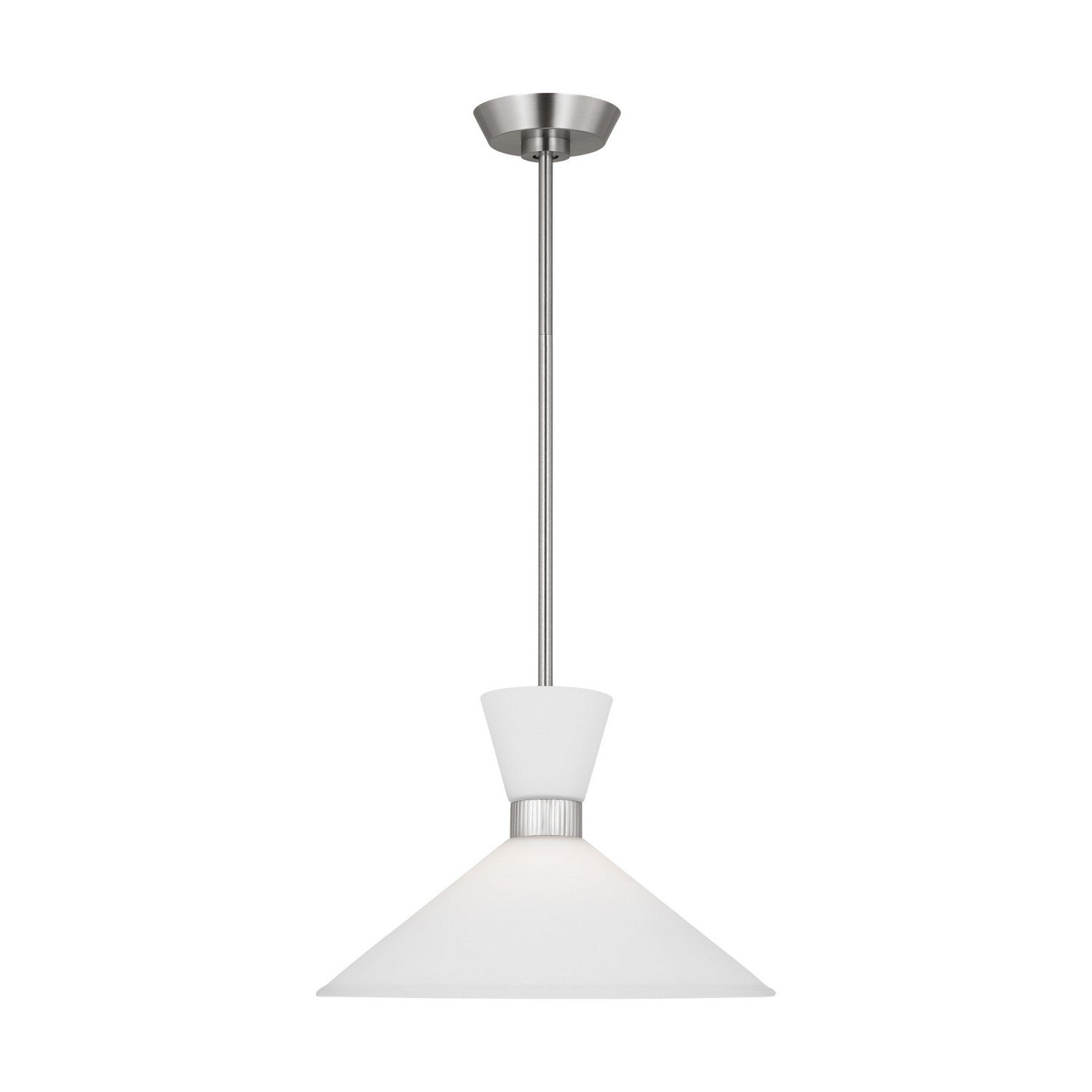 Visual Comfort Studio Canada - DJP1091BS - One Light Pendant - Belcarra - Brushed Steel