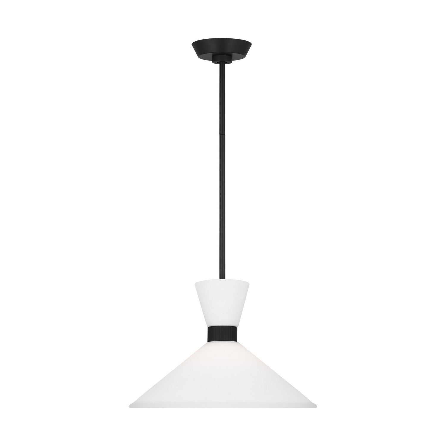 Visual Comfort Studio Canada - DJP1091MBK - One Light Pendant - Belcarra - Midnight Black